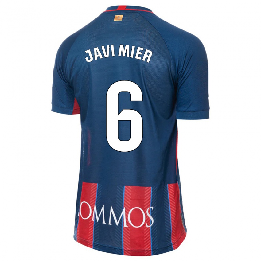 Homem Camisola Javi Mier #6 Marinha Principal 2023/24 Camisa