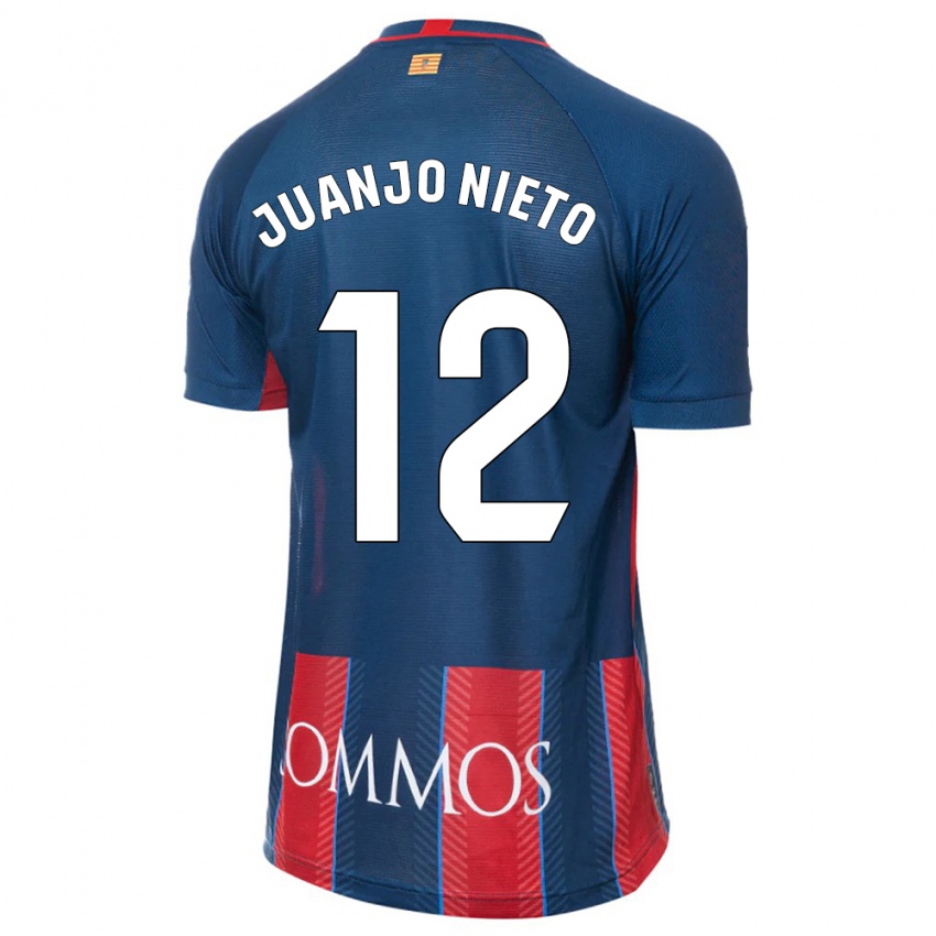 Homem Camisola Juanjo Nieto #12 Marinha Principal 2023/24 Camisa