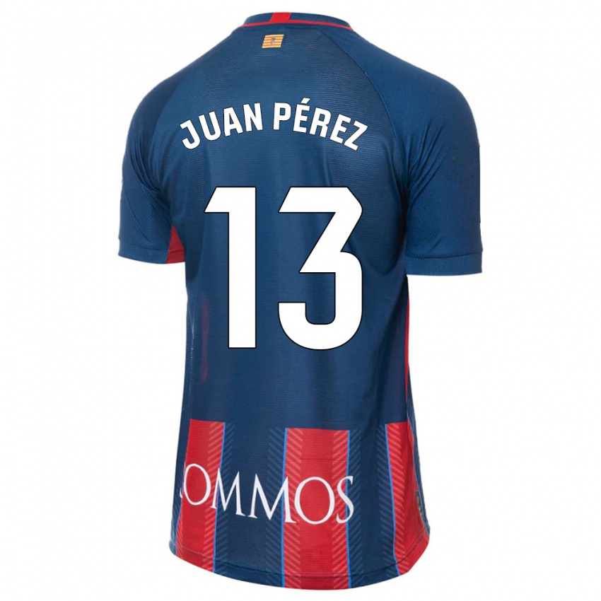 Homem Camisola Juan Pérez #13 Marinha Principal 2023/24 Camisa