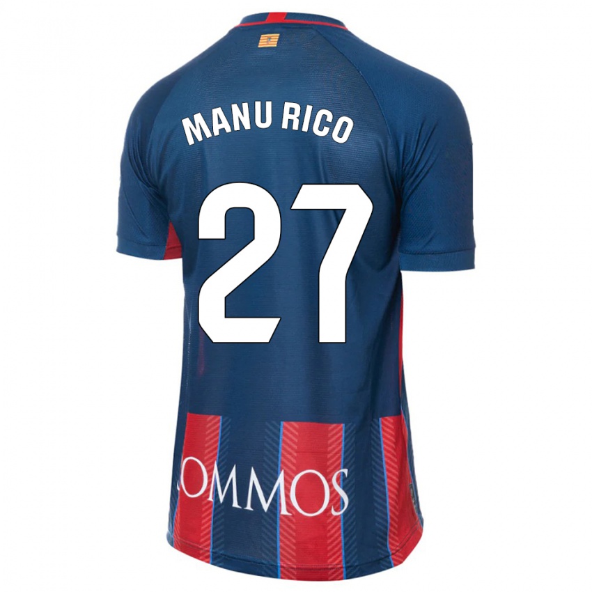 Homem Camisola Manu Rico #27 Marinha Principal 2023/24 Camisa