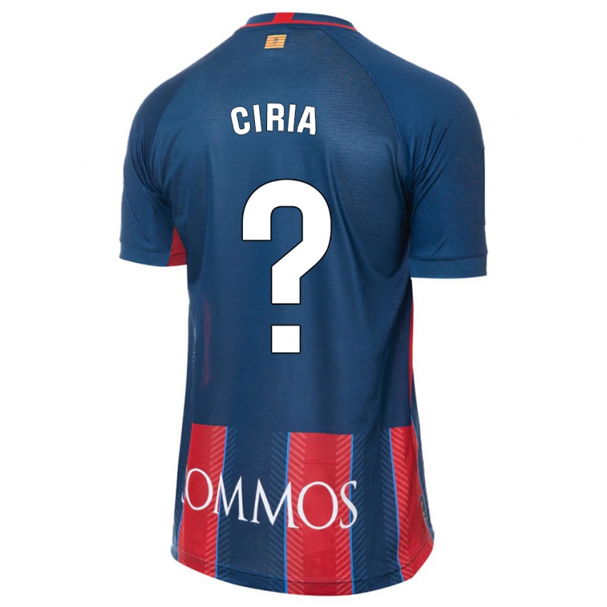 Homem Camisola Alex Ciria #0 Marinha Principal 2023/24 Camisa