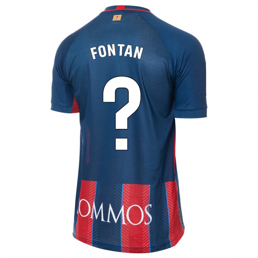 Homem Camisola Nico Fontán #0 Marinha Principal 2023/24 Camisa