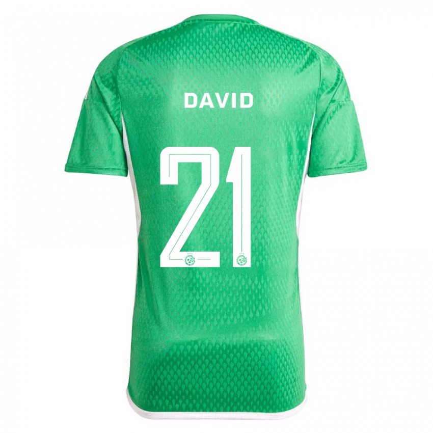 Homem Camisola Dean David #21 Branco Azul Principal 2023/24 Camisa