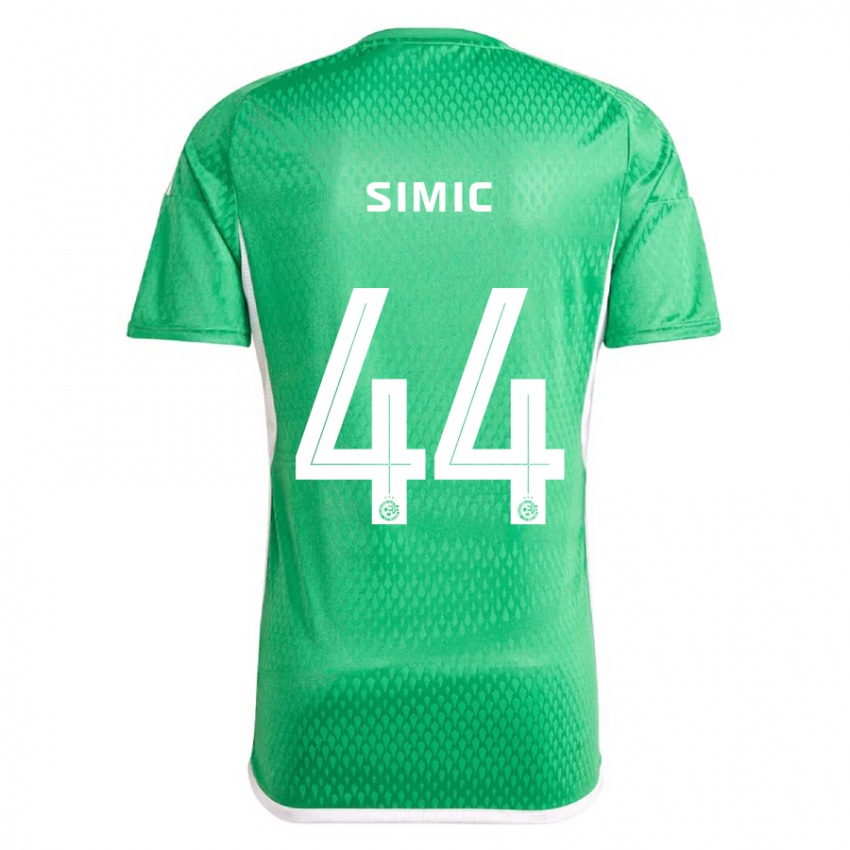 Homem Camisola Lorenco Simic #44 Branco Azul Principal 2023/24 Camisa