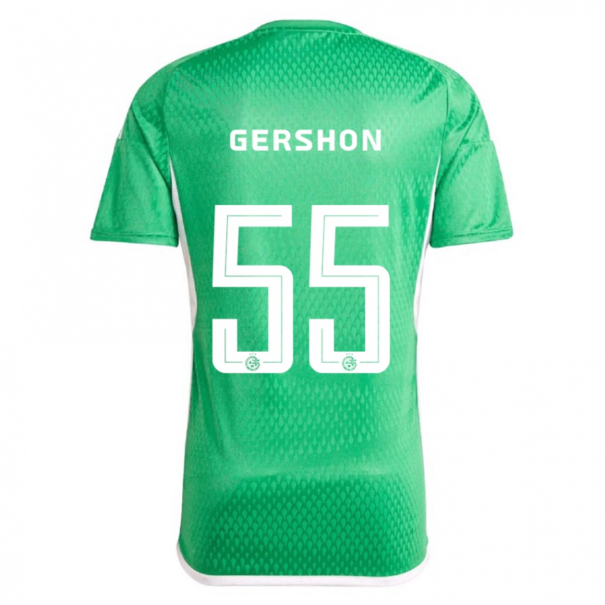 Homem Camisola Rami Gershon #55 Branco Azul Principal 2023/24 Camisa