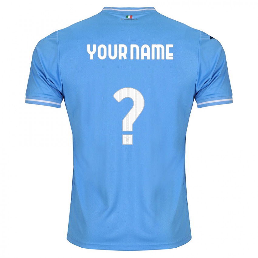 Homem Camisola Seu Nome #0 Azul Principal 2023/24 Camisa