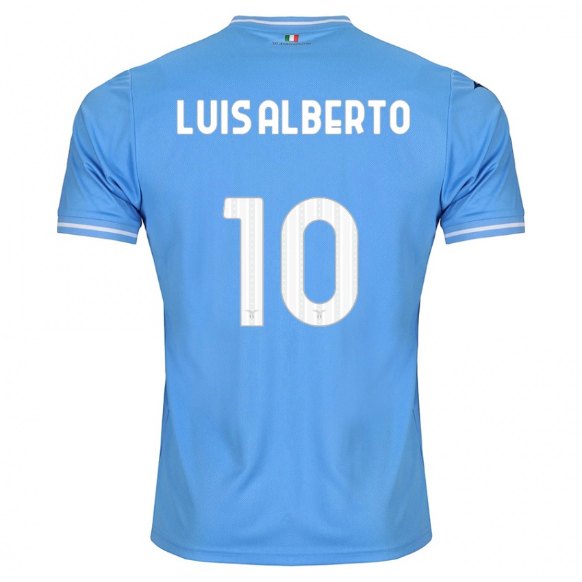 Homem Camisola Luis Alberto #10 Azul Principal 2023/24 Camisa