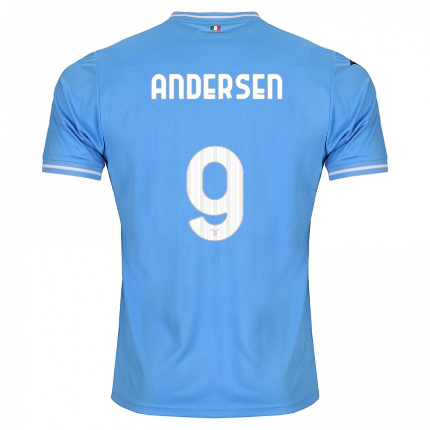 Homem Camisola Signe Holt Andersen #9 Azul Principal 2023/24 Camisa