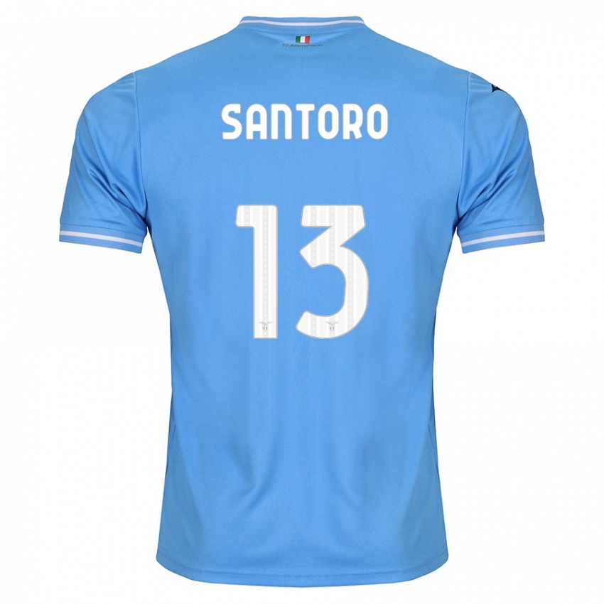 Homem Camisola Martina Santoro #13 Azul Principal 2023/24 Camisa