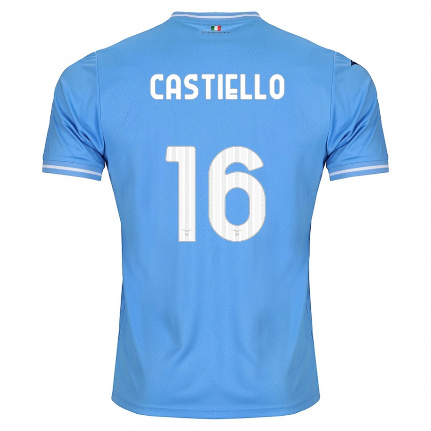 Homem Camisola Antonietta Castiello #16 Azul Principal 2023/24 Camisa