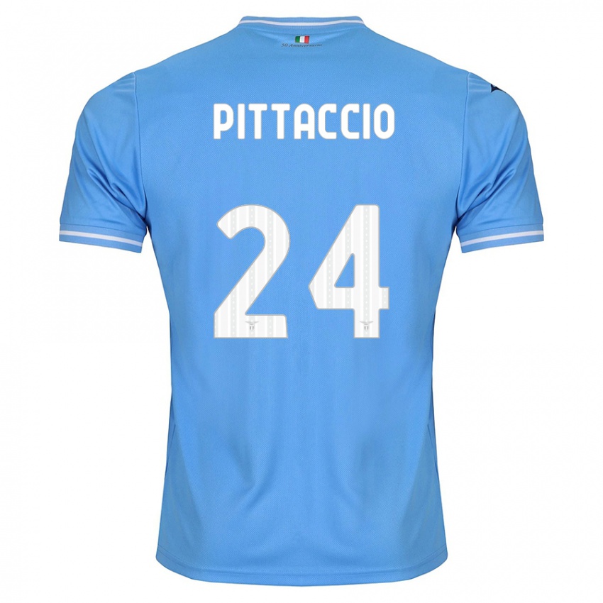 Homem Camisola Francesca Pittaccio #24 Azul Principal 2023/24 Camisa