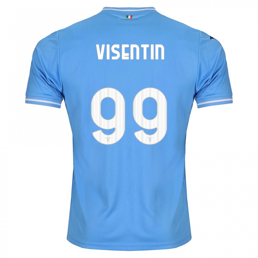 Homem Camisola Noemi Visentin #99 Azul Principal 2023/24 Camisa