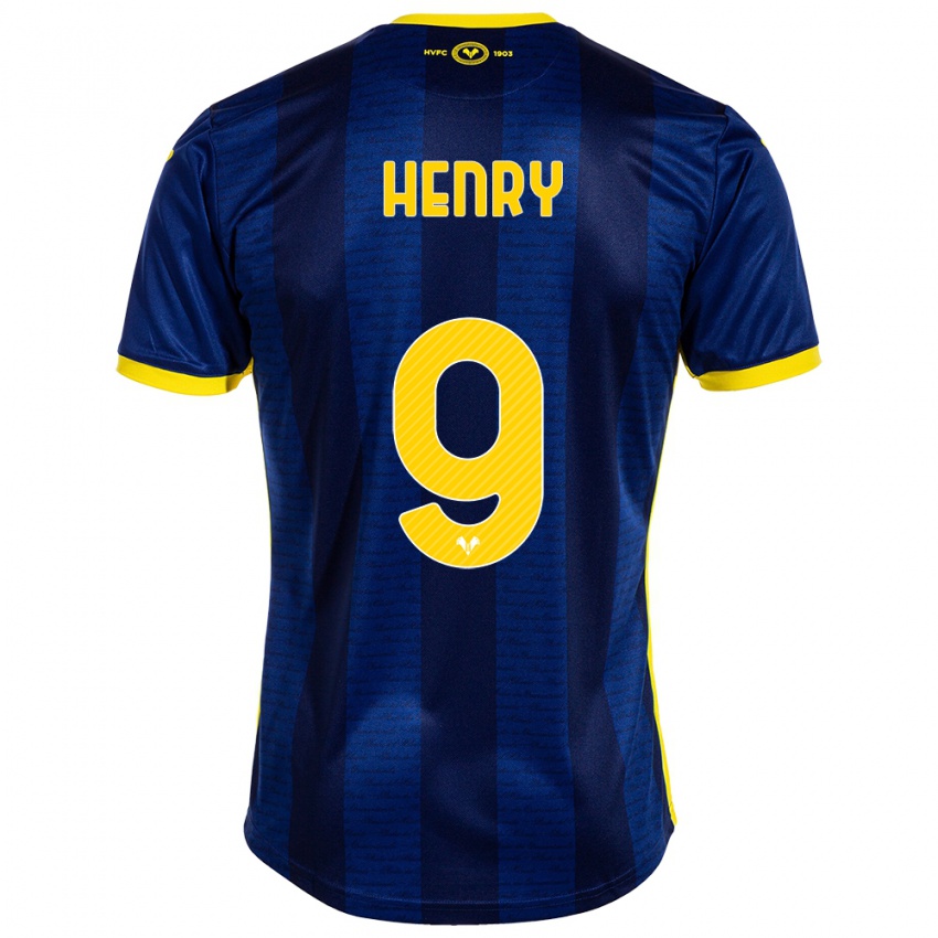 Homem Camisola Thomas Henry #9 Marinha Principal 2023/24 Camisa