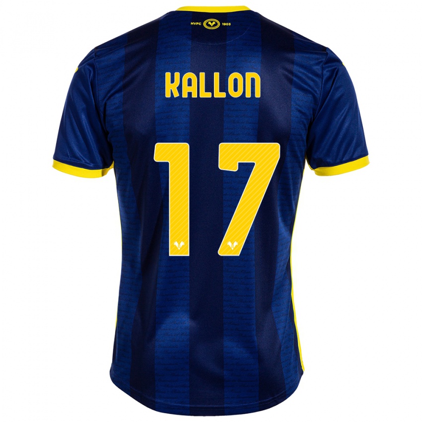 Homem Camisola Yayah Kallon #17 Marinha Principal 2023/24 Camisa