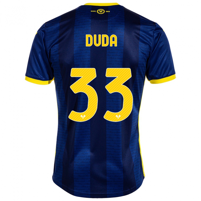 Homem Camisola Ondrej Duda #33 Marinha Principal 2023/24 Camisa