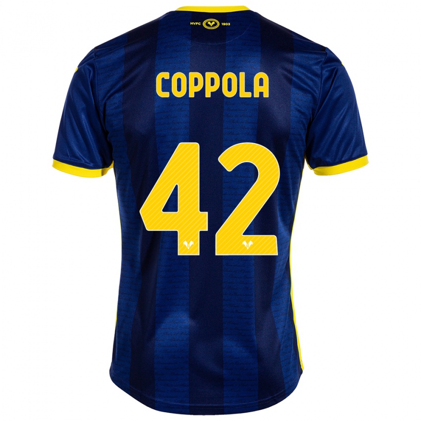 Homem Camisola Diego Coppola #42 Marinha Principal 2023/24 Camisa