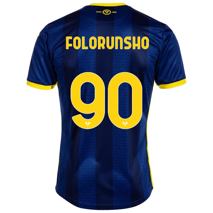 Homem Camisola Michael Folorunsho #90 Marinha Principal 2023/24 Camisa