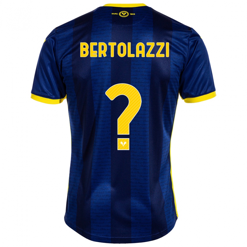 Homem Camisola Giovanni Bertolazzi #0 Marinha Principal 2023/24 Camisa