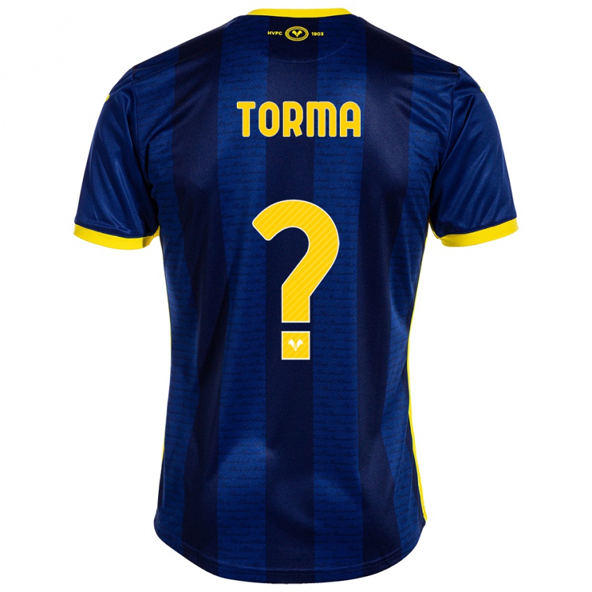 Homem Camisola Salvatore Torma #0 Marinha Principal 2023/24 Camisa