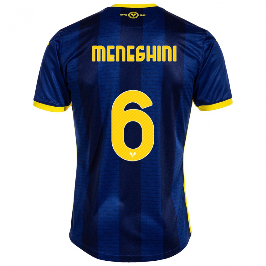 Homem Camisola Sofia Meneghini #6 Marinha Principal 2023/24 Camisa