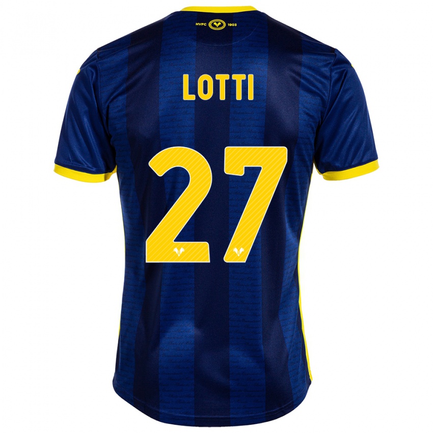 Homem Camisola Irene Lotti #27 Marinha Principal 2023/24 Camisa