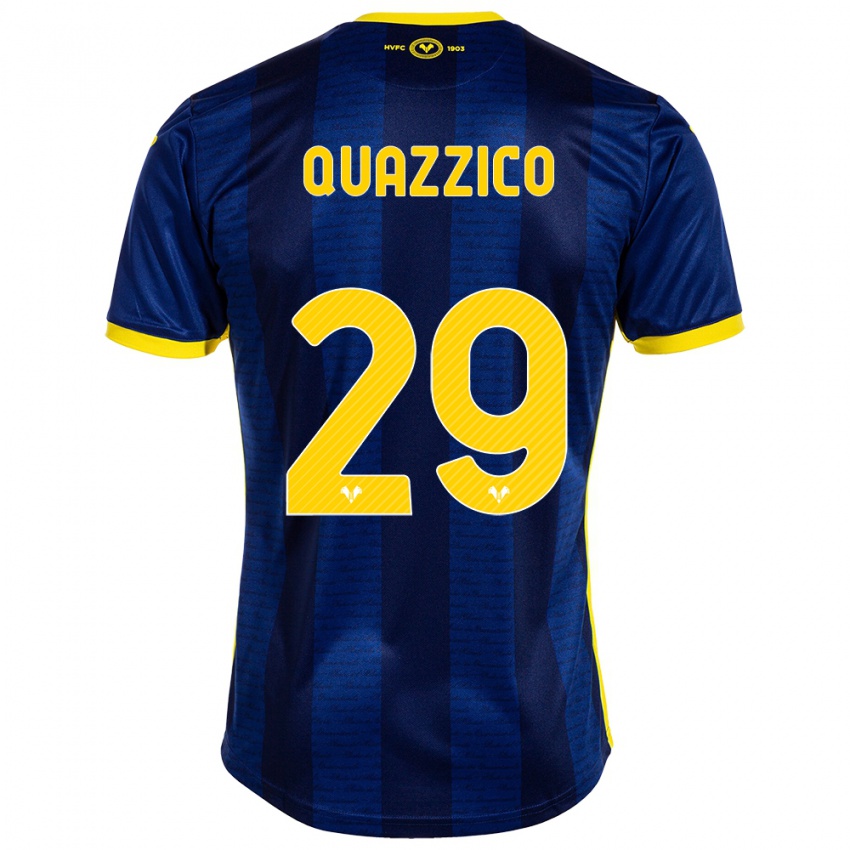 Homem Camisola Francesca Quazzico #29 Marinha Principal 2023/24 Camisa