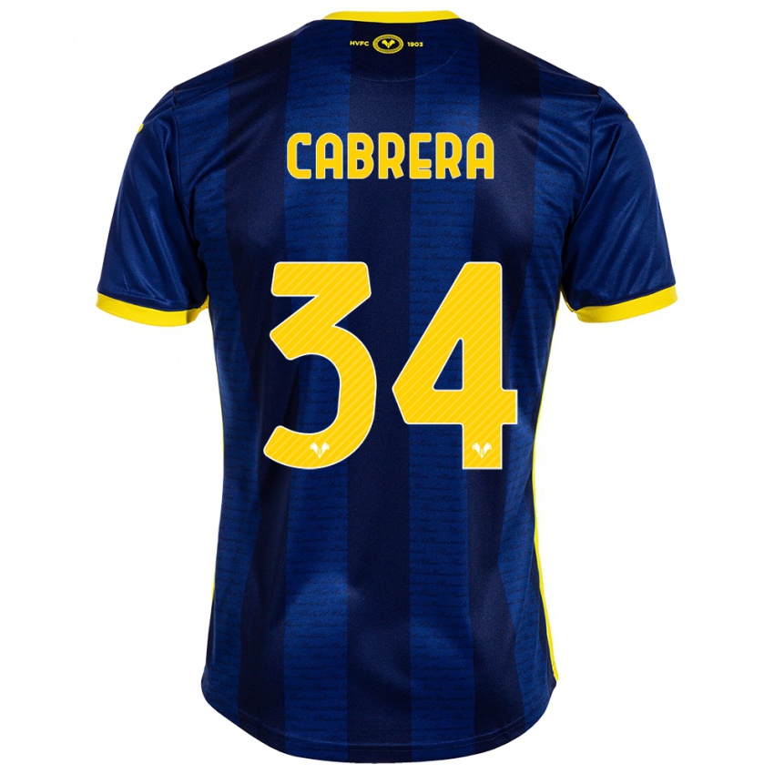 Homem Camisola Ilena Cabrera #34 Marinha Principal 2023/24 Camisa