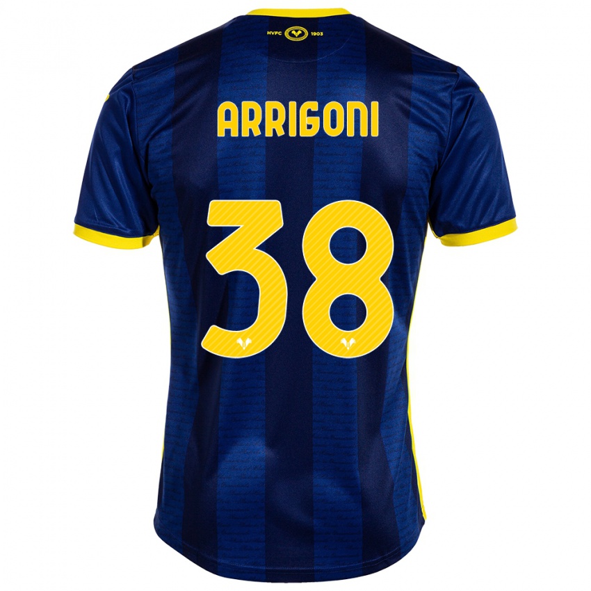 Homem Camisola Arrigoni #38 Marinha Principal 2023/24 Camisa