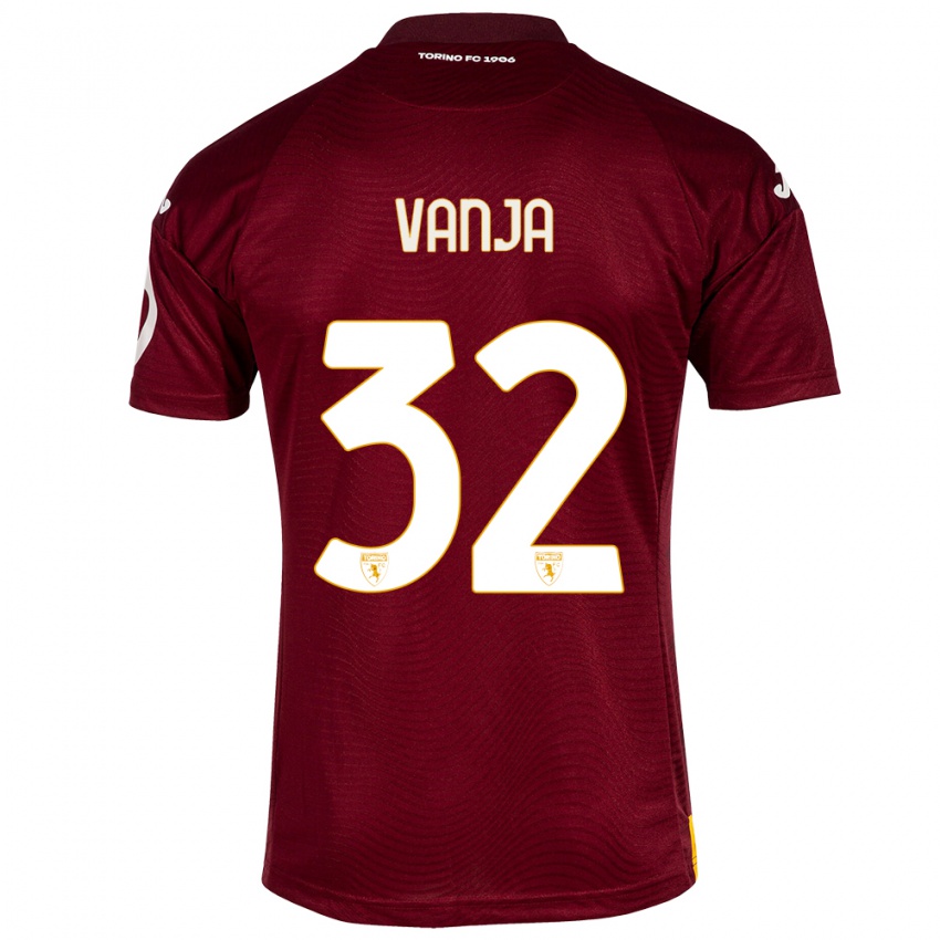 Homem Camisola Vanja Milinković-Savić #32 Vermelho Escuro Principal 2023/24 Camisa