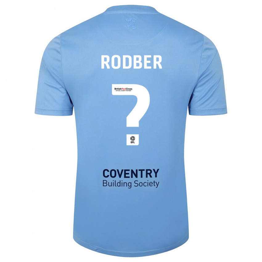 Homem Camisola Samuel Rodber #0 Céu Azul Principal 2023/24 Camisa