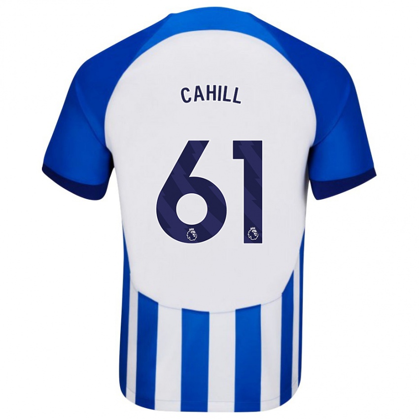 Homem Camisola Killian Cahill #61 Azul Principal 2023/24 Camisa