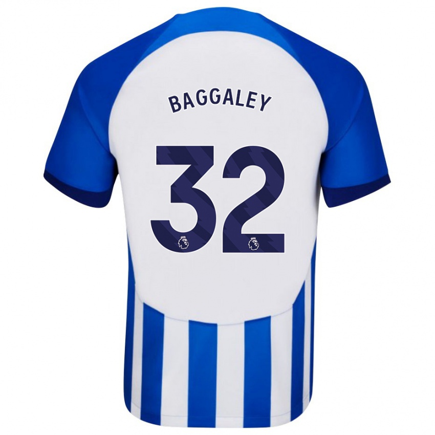 Homem Camisola Sophie Baggaley #32 Azul Principal 2023/24 Camisa