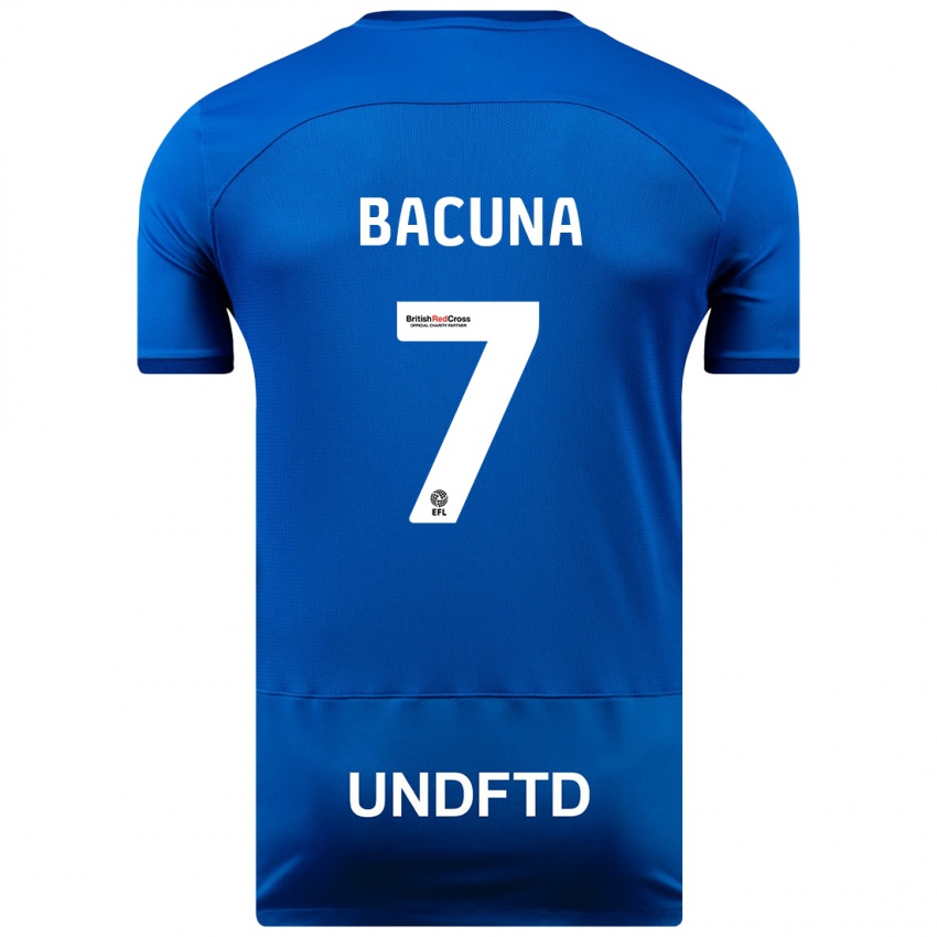 Homem Camisola Juninho Bacuna #7 Azul Principal 2023/24 Camisa