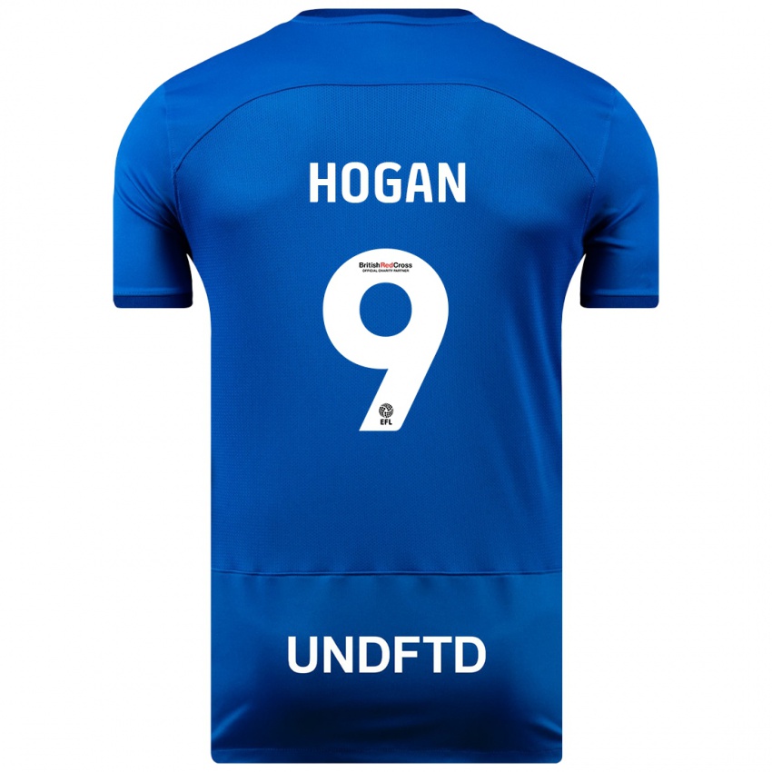 Homem Camisola Scott Hogan #9 Azul Principal 2023/24 Camisa