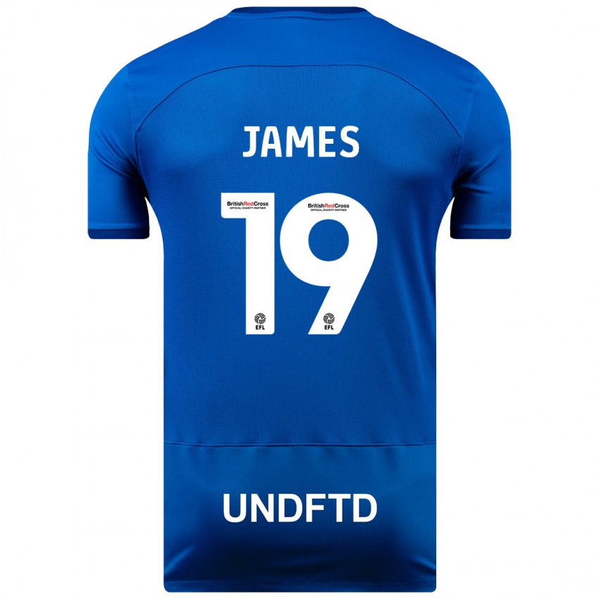 Homem Camisola Jordan James #19 Azul Principal 2023/24 Camisa