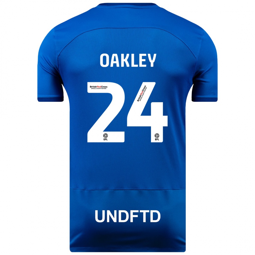 Homem Camisola Marcel Oakley #24 Azul Principal 2023/24 Camisa