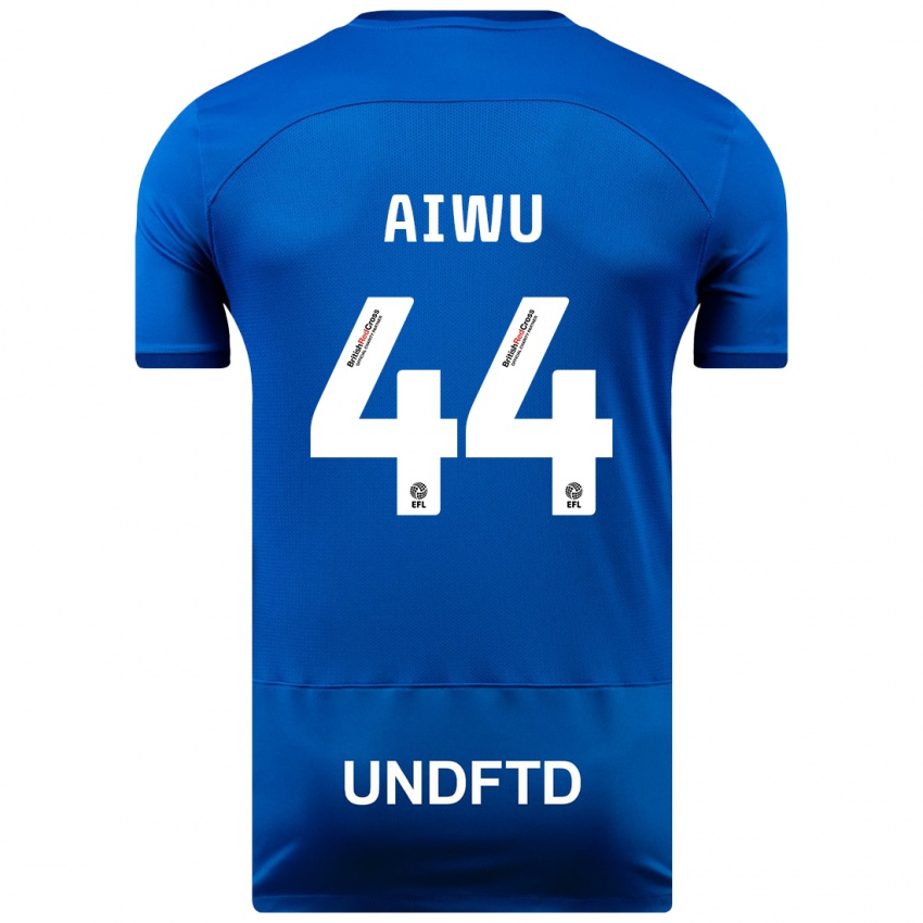 Homem Camisola Emanuel Aiwu #44 Azul Principal 2023/24 Camisa