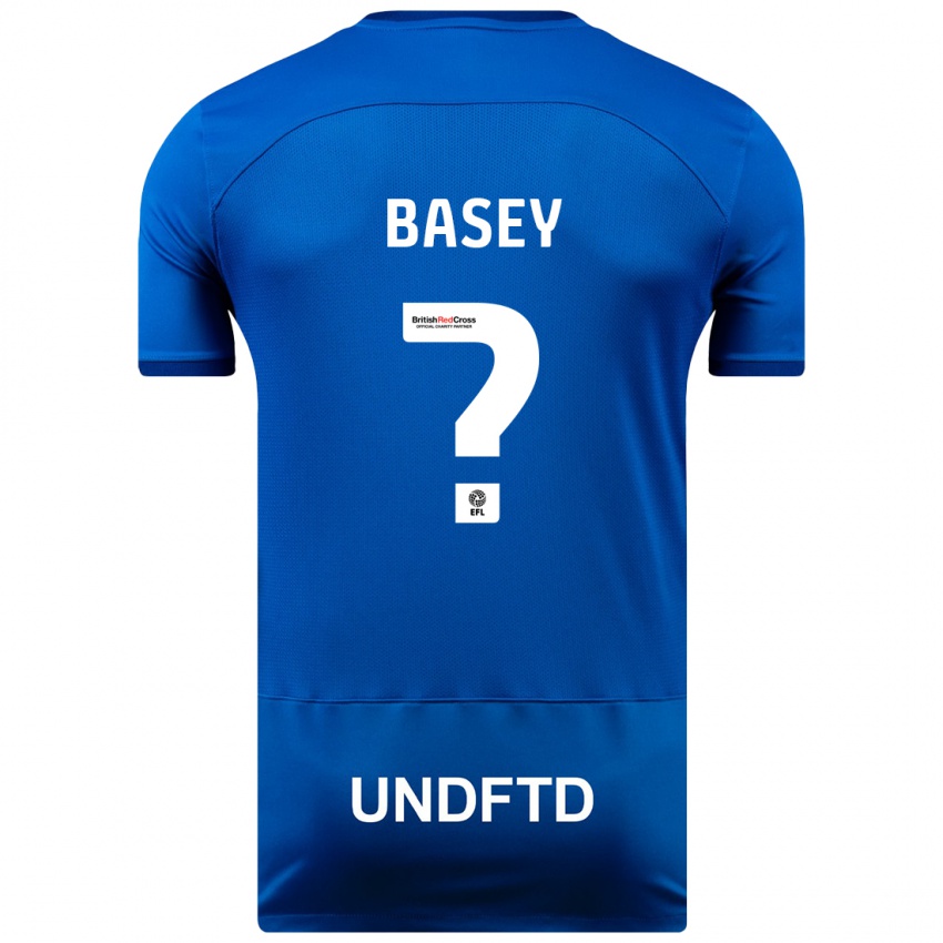 Homem Camisola Oliver Basey #0 Azul Principal 2023/24 Camisa