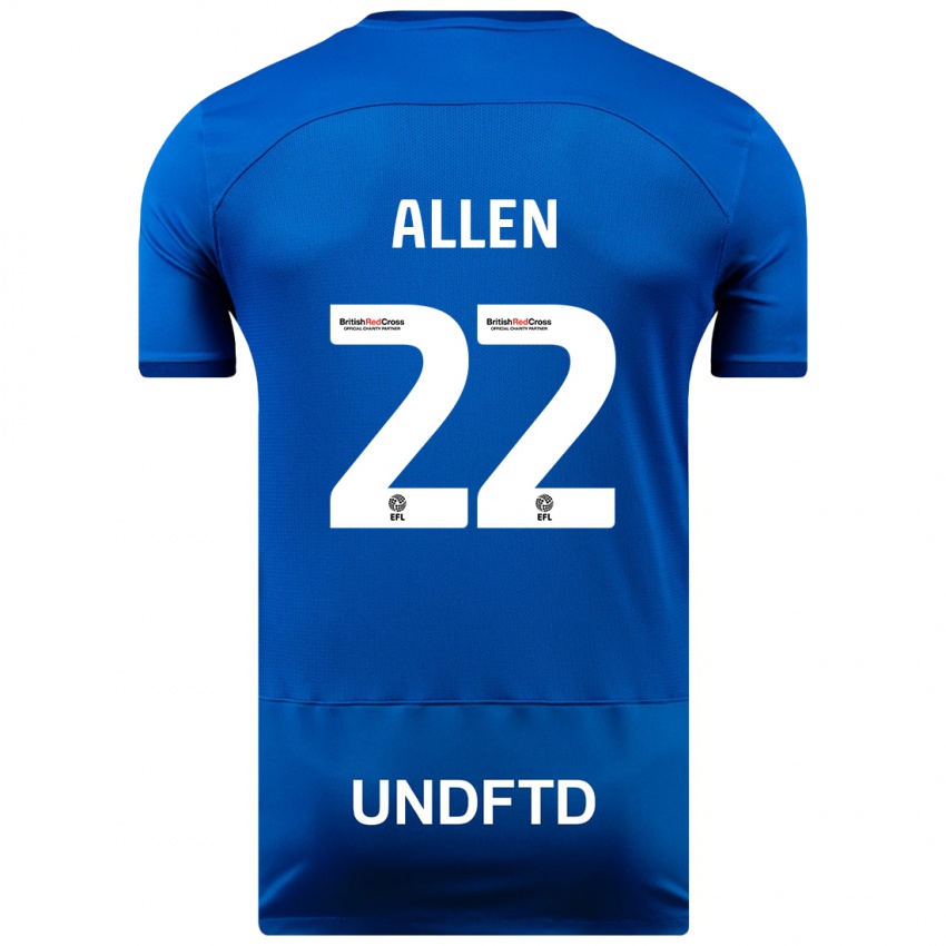 Homem Camisola Remi Allen #22 Azul Principal 2023/24 Camisa