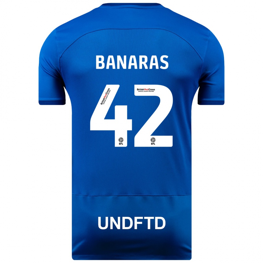 Homem Camisola Layla Banaras #42 Azul Principal 2023/24 Camisa