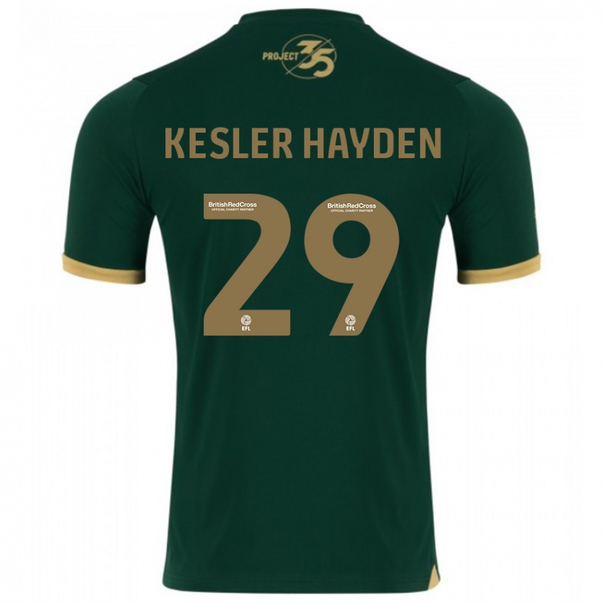Homem Camisola Kaine Kesler Hayden #29 Verde Principal 2023/24 Camisa