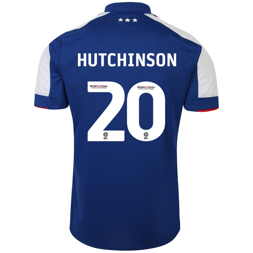 Homem Camisola Omari Hutchinson #20 Azul Principal 2023/24 Camisa