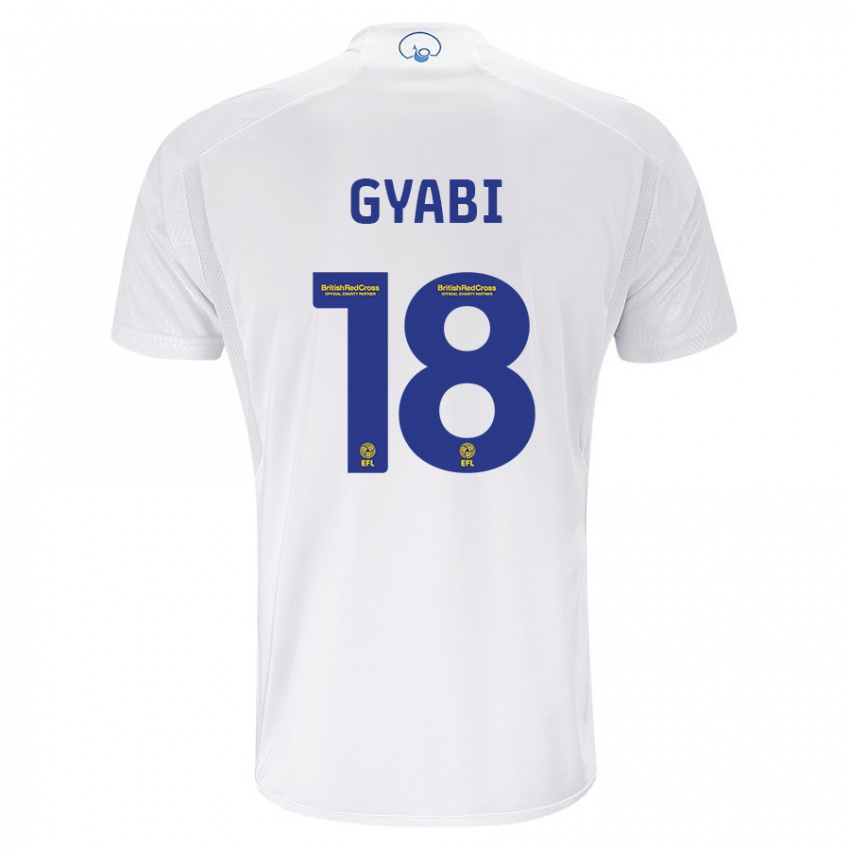 Homem Camisola Darko Gyabi #18 Branco Principal 2023/24 Camisa