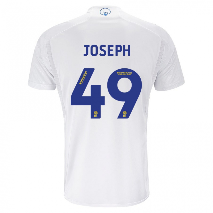 Homem Camisola Mateo Joseph #49 Branco Principal 2023/24 Camisa