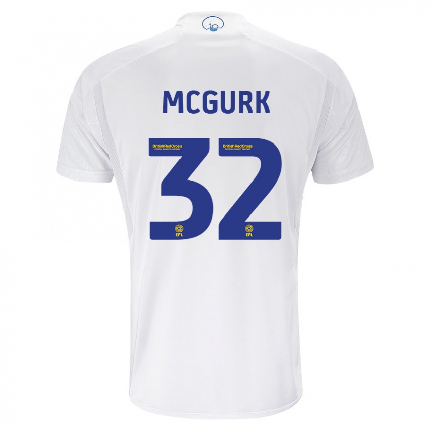 Homem Camisola Sean Mcgurk #32 Branco Principal 2023/24 Camisa