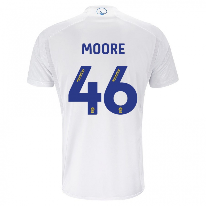 Homem Camisola Kris Moore #46 Branco Principal 2023/24 Camisa