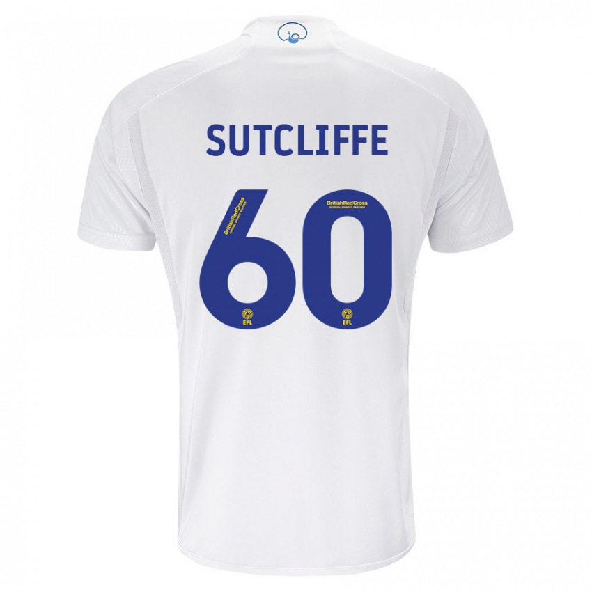 Homem Camisola Harvey Sutcliffe #60 Branco Principal 2023/24 Camisa