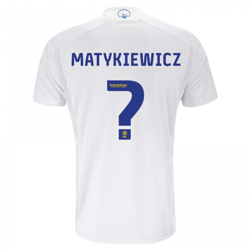 Homem Camisola Luke Matykiewicz #0 Branco Principal 2023/24 Camisa