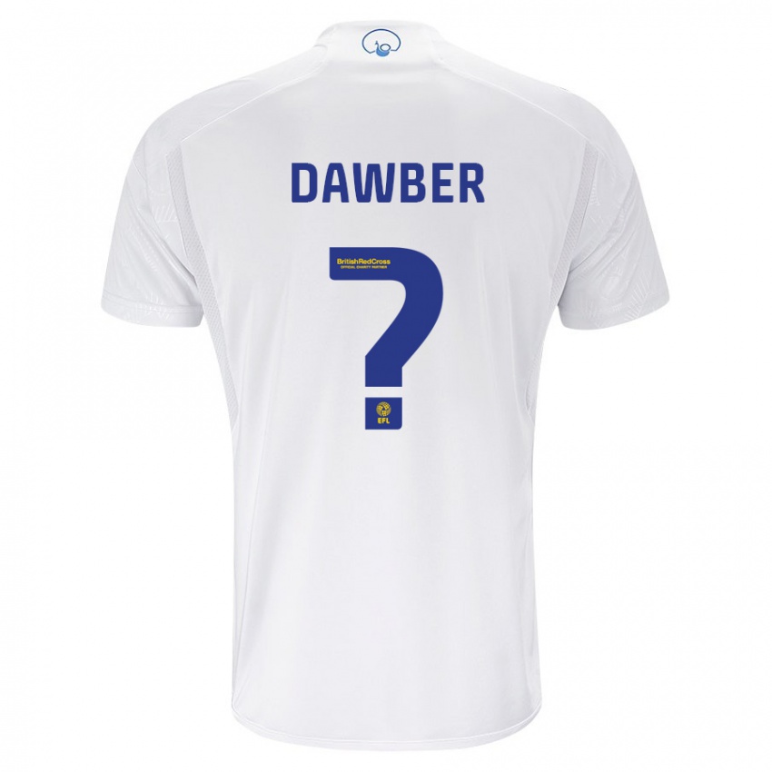 Homem Camisola Oscar Dawber #0 Branco Principal 2023/24 Camisa