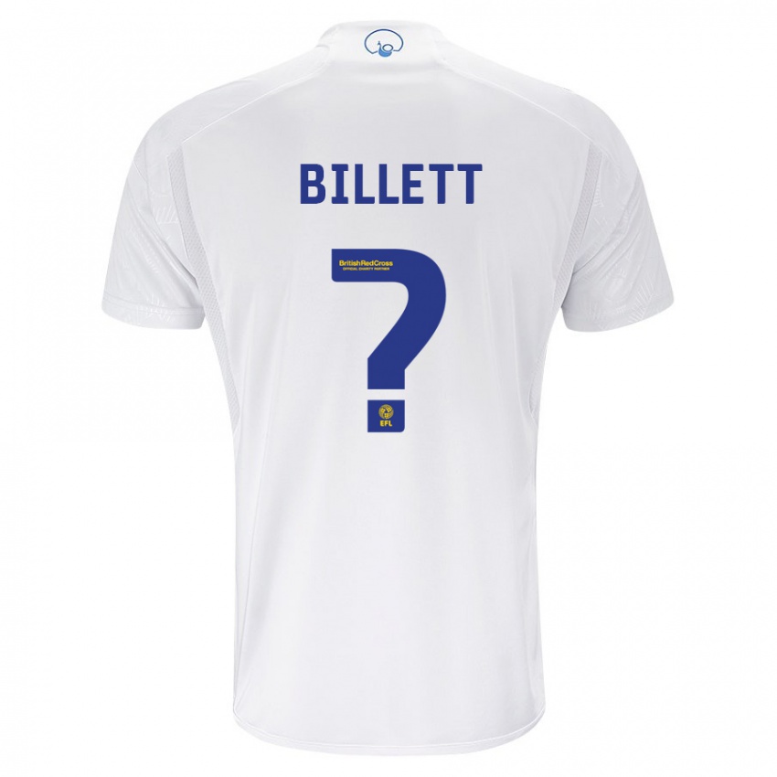 Homem Camisola Joe Billett #0 Branco Principal 2023/24 Camisa